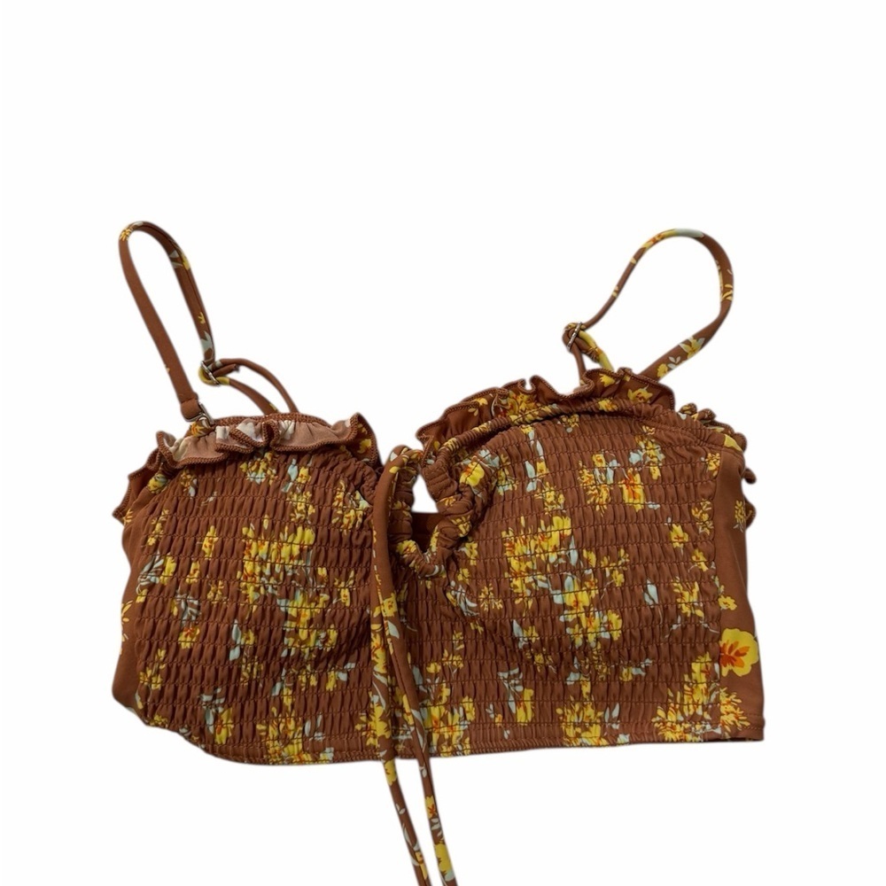 Xhilaration Rust Smocked Top